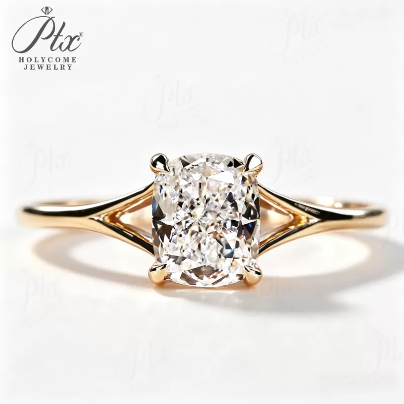Hidden Halo and East-West Moissanite Ring Designs