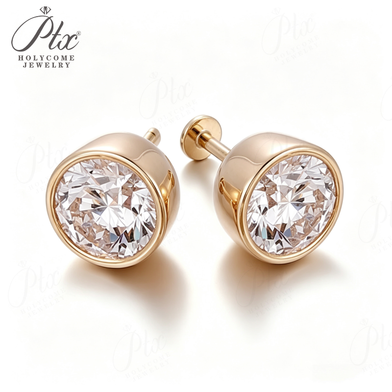 Lab Grown Diamond Hoop Earrings Set - 0.5/1/2ct